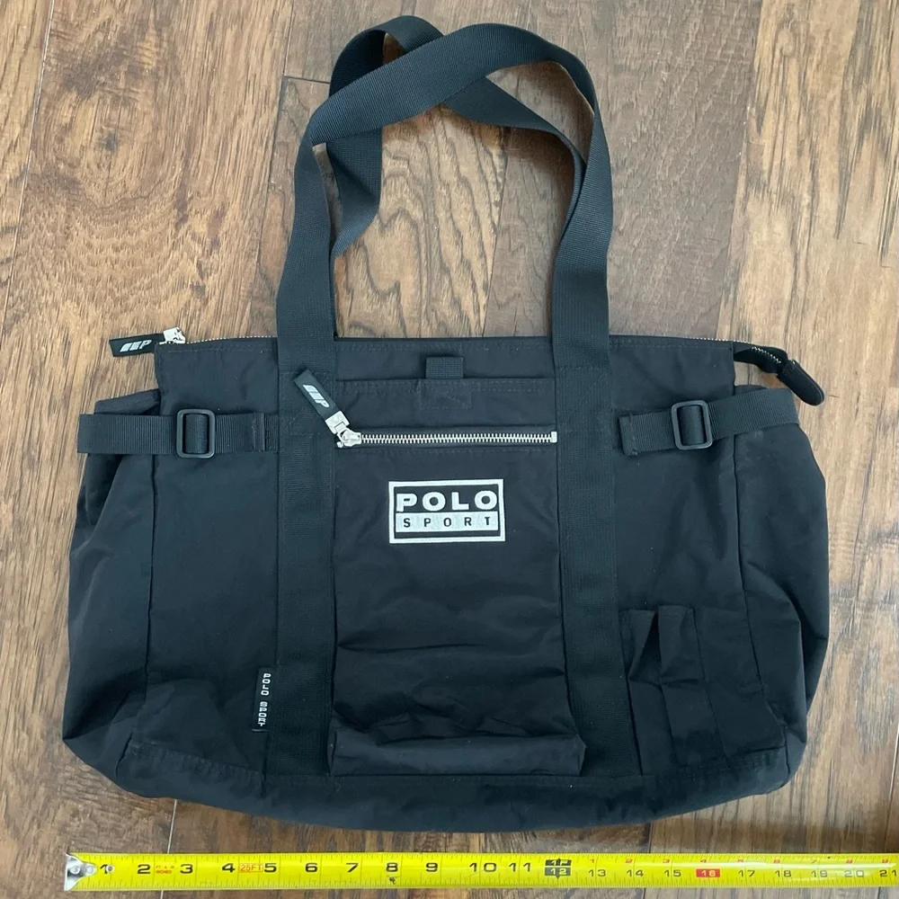 Polo by Ralph Lauren Black Polo Sport Duffel Tote